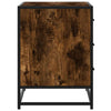 Laatikkokaappi Savustettu tammi 70x41x56 cm Engineered Wood
