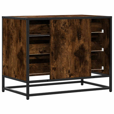 Savustettu tammi laatikkokaappi Erdenta 70x41x56cm (engineered wood)