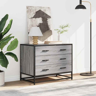 Harmaa laatikosto Erdenta 70x41x56cm (puinen)