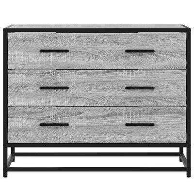 Laatikosto harmaa Sonoma 70x41x56 cm tekninen puu