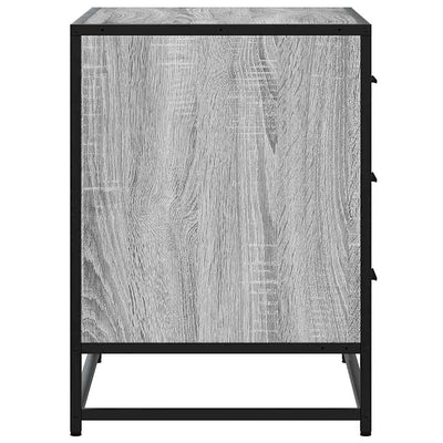 Laatikosto harmaa Sonoma 70x41x56 cm tekninen puu
