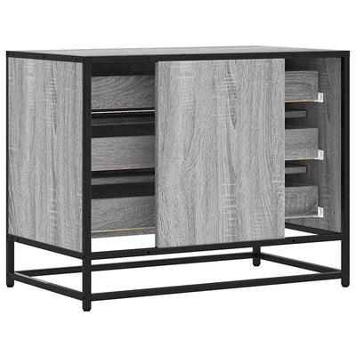 Laatikosto harmaa Sonoma 70x41x56 cm tekninen puu