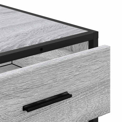 Laatikosto harmaa Sonoma 70x41x56 cm tekninen puu