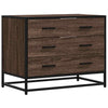 Laatikosto ruskea tammi 70x41x56 cm tekninen puu