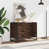 Laatikosto ruskea tammi 70x41x56 cm tekninen puu