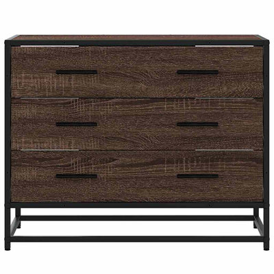 Laatikosto ruskea tammi 70x41x56 cm tekninen puu
