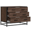 Laatikosto ruskea tammi 70x41x56 cm tekninen puu