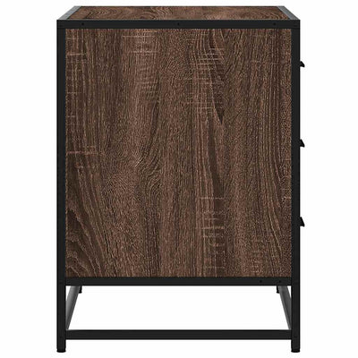 Laatikosto ruskea tammi 70x41x56 cm tekninen puu