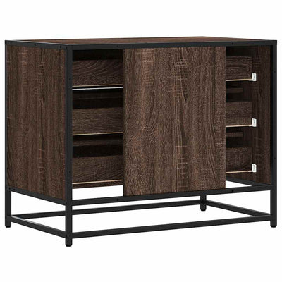 Laatikosto ruskea tammi 70x41x56 cm tekninen puu