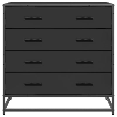 Laatikosto musta 70x41x70 cm tekninen puu
