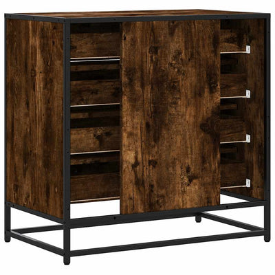 Laatikkokaappi Savustettu tammi 70x41x70 cm Engineered Wood