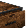 Laatikkokaappi Savustettu tammi 70x41x70 cm Engineered Wood
