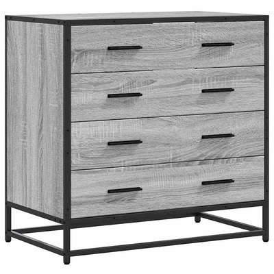 Laatikosto harmaa Sonoma 70x41x70 cm tekninen puu