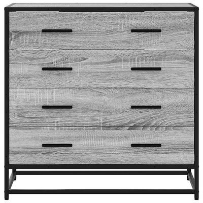 Laatikosto harmaa Sonoma 70x41x70 cm tekninen puu