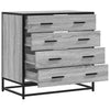 Laatikosto harmaa Sonoma 70x41x70 cm tekninen puu