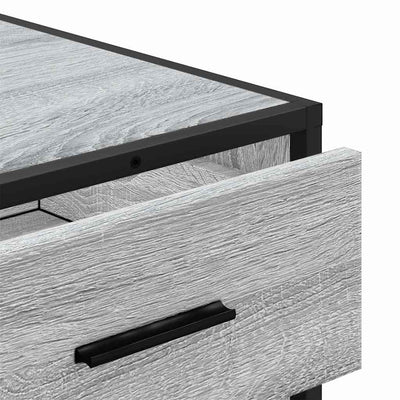 Laatikosto harmaa Sonoma 70x41x70 cm tekninen puu