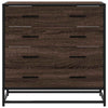 Laatikosto ruskea tammi 70x41x70 cm tekninen puu