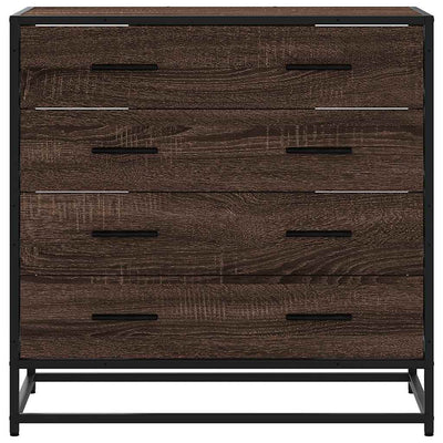 Laatikosto ruskea tammi 70x41x70 cm tekninen puu