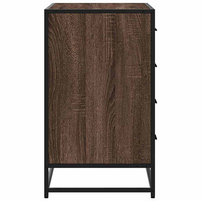 Laatikosto ruskea tammi 70x41x70 cm tekninen puu
