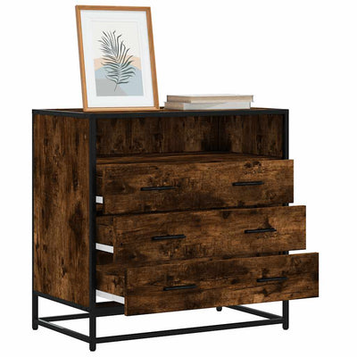 Savustettu tammi laatikkokaappi Duliga 70x41x70cm (engineered wood)