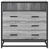 Laatikosto harmaa Sonoma 70x41x70 cm tekninen puu