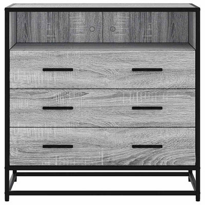 Laatikosto harmaa Sonoma 70x41x70 cm tekninen puu