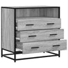 Laatikosto harmaa Sonoma 70x41x70 cm tekninen puu