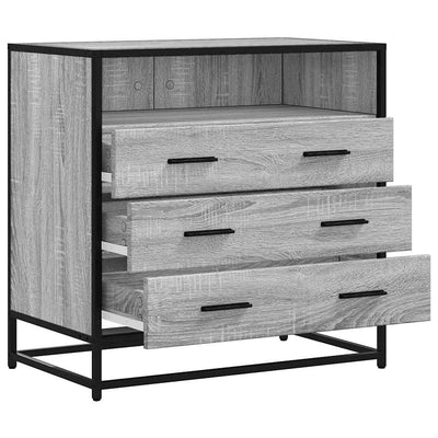Laatikosto harmaa Sonoma 70x41x70 cm tekninen puu