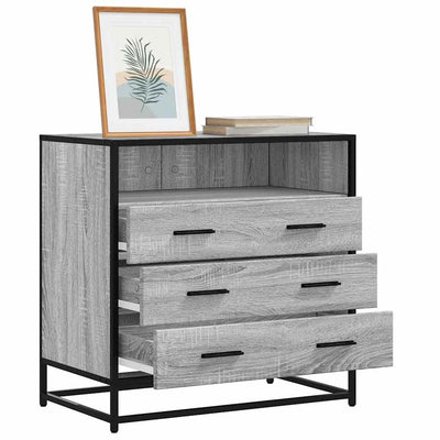 Laatikosto harmaa Sonoma 70x41x70 cm tekninen puu
