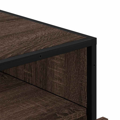 Laatikosto ruskea tammi 70x41x70 cm tekninen puu