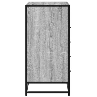 Laatikosto harmaa Sonoma 70x41x83,5 cm tekninen puu