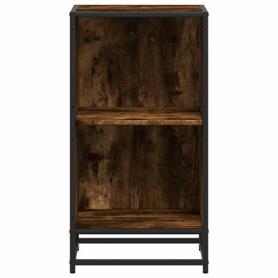 Kirjakaappi Savustettu tammi 40x35x76 cm Engineered Wood