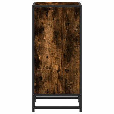 Kirjakaappi Savustettu tammi 40x35x76 cm Engineered Wood