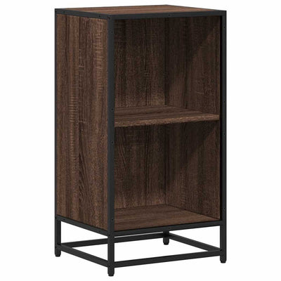 Kirjahylly ruskea tammi 80,5x35x76 cm tekninen puu