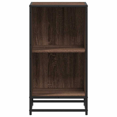 Kirjahylly ruskea tammi 80,5x35x76 cm tekninen puu