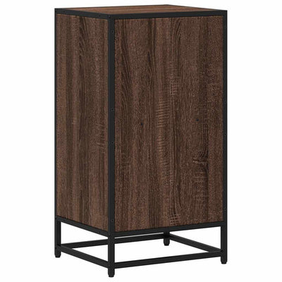 Kirjahylly ruskea tammi 80,5x35x76 cm tekninen puu