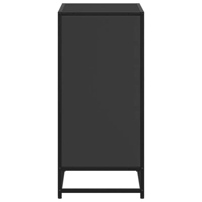 Kirjahylly musta 60x30x71,5 cm lastulevy