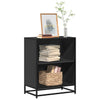 Kirjahylly musta 60x30x71,5 cm lastulevy