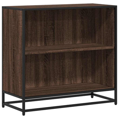 Kirjakaappi Savustettu tammi 60x35x76 cm Engineered Wood
