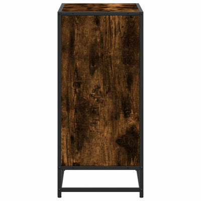 Kirjakaappi Savustettu tammi 60x35x76 cm Engineered Wood