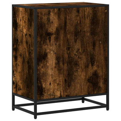 Kirjakaappi Savustettu tammi 60x35x76 cm Engineered Wood