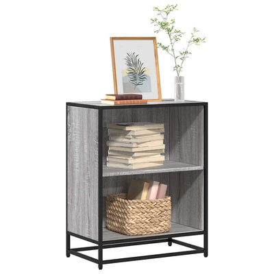 Kirjakaappi Harmaa Sonoma 60x35x76 cm Engineered Wood