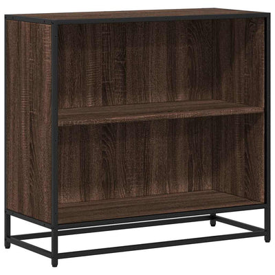 Kirjahylly ruskea tammi 80,5x35x76 cm tekninen puu