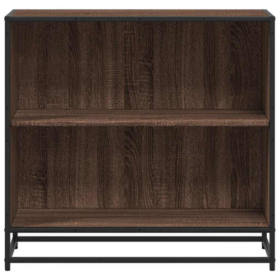 Kirjahylly ruskea tammi 80,5x35x76 cm tekninen puu