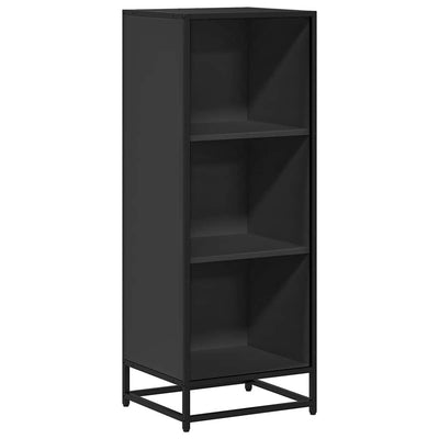 Kirjakaappi Musta 40x35x107,5 cm Engineered Wood