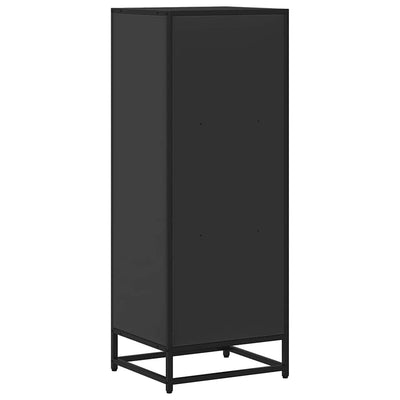 Kirjakaappi Musta 40x35x107,5 cm Engineered Wood