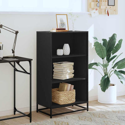 Kirjakaappi Musta 60x35x107,5 cm Engineered Wood