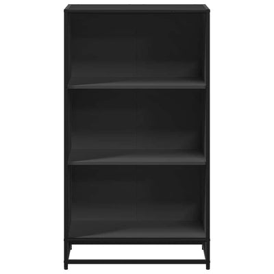 Kirjakaappi Musta 60x35x107,5 cm Engineered Wood