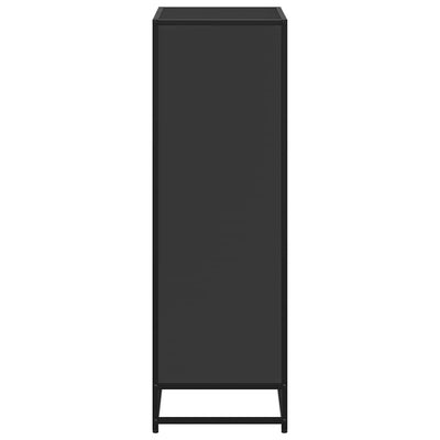 Kirjakaappi Musta 60x35x107,5 cm Engineered Wood