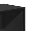 Kirjakaappi Musta 60x35x107,5 cm Engineered Wood